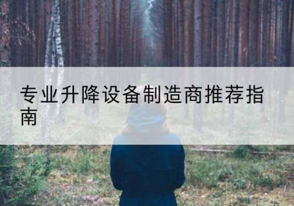 贺兰电动剪叉升降平台厂家-专业升降设备制造商推荐指南